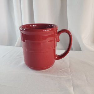 Longaberger Vitrified Drinking Mug Red